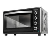 Cecotec Horno de sobremesa Bake&Toast 4600 Black Gyro, 46 L, 2000 W, 12 funciones combinables de calor, Incluye rustidor giratorio, bandeja recogemigas.