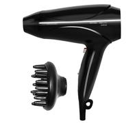Cecotec Secador de Pelo Ionico Bamba IoniCare 5450 Power&Go Pro Fire. 2400 W de Potencia, Ion real, Gran caudal y Función de aire frío, Incluye Difusor, Negro con detalles en Bronce