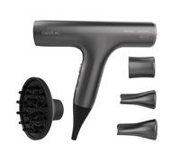 Cecotec Secador de pelo Ionico Bamba Ionicare 6000 RockStar Soft Pro. Motor Digital, Bajo Consumo, Iones Reales, Extreme Protect, Función Autolimpieza, 4 Accesorios