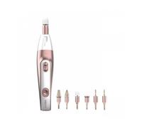 Cecotec Set de Manicura y Pedicura Eléctrico Bamba PinkyCare 700 Perfect Nails. Siete Cabezales intercambiables, Cinco Velocidades y Dos Sentidos de giro, Diseño Ergonómico, Incluye Estuche