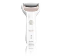 Cecotec Lima Eléctrica para Pies con Batería Recargable Bamba SkinCare Silky. Batería de Litio, 2 Modos: Inalámbrico y con Cable, Incluye 2 Rodillos de distintos gramajes, Diseño Ergonómico