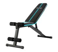 Cecotec Banco Musculación Plegable y Acolchado, Gimnasio en Casa, Drumfit SetUp 7000. Ajustable en 7 Niveles, Reclinable Hasta 180º, Almohadillas Antideslizantes, Entrenamiento Cuerpo Completo
