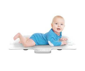 Cecotec Báscula Bebé Digital Nana BabyCare SmartWeight. Pantalla LED, Superficie de Soporte de 60x25 cm, Capacidad de Medición de 50 g a 40 kg, Multifunción, Apagado Automático