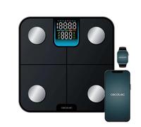 Cecotec Báscula de baño inteligente Surface Precision HealthySmart: Bluetooth, 25 parámetros, 180 kg