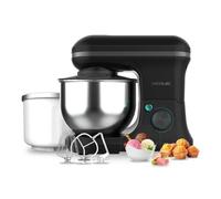 Cecotec Batidora Amasadora Cecomixer Merengue 5L 1200 Ice-Cream Black. 1200 W, 5 Funciones, Bol de Acero de 5 L y Accesorios para Batir y Amasar, Incluye Función para Hacer Helado