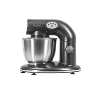 Cecotec Batidora Amasadora Cecomixer Compact. 1000 W, Sistema Avanzado de engranajes y Movimiento planetario, Bol de acero de 5,6l, 6 Funciones, 4 niveles de Velocidad, Tapa transparente