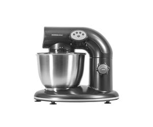 Cecotec Batidora Amasadora Cecomixer Compact. 1000 W, Sistema Avanzado de engranajes y Movimiento planetario, Bol de acero de 5,6l, 6 Funciones, 4 niveles de Velocidad, Tapa transparente