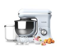 Cecotec Batidora Amasadora Cecomixer Merengue 5L 1200 Ice-Cream Azul, 1200 W, 5 Función y Hielo, Bol de Acero de 5 L y Accesorios para Batir y Amasar, Incluye Función para Hacer Helado