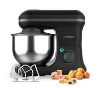 Cecotec Batidora Amasadora Cecomixer Merengue 5L 1200 Negro, 1200 W en 6 Niveles, 5 Funciones, Movimiento Planetario, Diseño Elegante, Bol de Acero de 5 L y Accesorios para Batir y Amasar