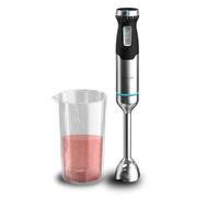 Cecotec Batidora de Mano Power Pulsar 2300MAX. 2300W Potencia Máxima, Cuchillas De 4 Hojas de Acero Inox, Pie XL, Campana Antisalpicaduras, Incluye Vaso 700ml sin tapa.
