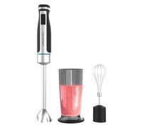 Cecotec Batidora de Mano PowerGear 1500 XL Cream. 1500W de Potencia, Pie Extralargo Antisalpicaduras, 21 Velocidades + Turbo, Recubrimiento Soft Touch, Accesorios incluidos