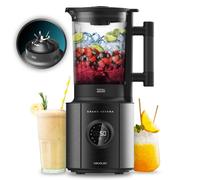 Cecotec Batidora de Vaso Grand Katana 2700MAX Total Destroy Screen B. Potencia Máx 2700W, Pantalla Digital, Cuchilla de 8 hojas con Recubrimiento de Titanio Negro, Jarra de Vidrio Fundido con 1,8L