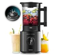 Cecotec Batidora de Vaso Grand Katana 2700MAX Total Destroy Screen B. Potencia Máx 2700W, Pantalla Digital, Cuchilla de 8 hojas con Recubrimiento de Titanio Negro, Jarra de Vidrio Fundido con 1,8L