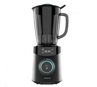 Cecotec Batidora de Vaso Power Black Titanium 2500MAX Advance. 2500W Máxima Potencia, Cuchilla de 8 Hojas con Recubrimiento de Titanio Negro, 1,8L, 10 Velocidades + Función Turbo, Filtro Licuados