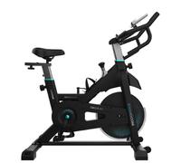 Cecotec Bicicleta Estática Indoor con Volante de Inercia de 20Kg DrumFit Indoor 20000 Race. Pulsómetro, Pantalla LCD