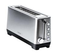 Cecotec BigToast Extra Tostadora 1 Ranura Larga 1100W Acero Inoxidable