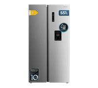 Cecotec bolero coolmarket sbs 551 wd inox e: frigorífico americano sb