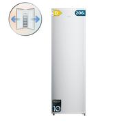 Cecotec bolero coolmarket uf 206 dual white e - congelador vertical co