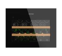 Cecotec Bolero GrandSommelier BI 28000 - Vinoteca integrable Touch Black Compressor 28 botellas