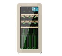 Cecotec Bolero GrandSommelier Origin 18 Hit White - Vinoteca retro para 18 botellas Beige