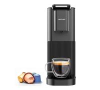 Cecotec Cafetera de Cápsula Power Caps 20. 1400W, 20Bares, Thermoblock, Compatible Cápsulas Nespresso, Depósito Agua 700ml, Autoapagado, Altura Regulable, Filtro Desmontable, 2 Modos, Antideslizante