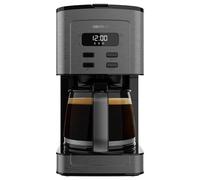 Cecotec Cafetera de Goteo Coffee 56 Time, 800W de Potencia, Programa tu café, Acero Inoxidable, Pantalla LCD, Boquilla antigoteo, Capacidad 1,3L para 10 tazas, Autoapagado, Deposito con ventana