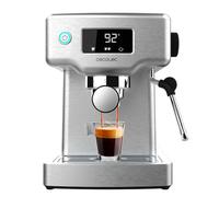 Cecotec Cafetera espresso Power Espresso 20 Barista Compact. 1465 W, Thermoblock, 20 Bares, Vaporizador, 2 tazas de café, Depósito de agua extraíble de 1,8 Litro, Bandeja calienta tazas