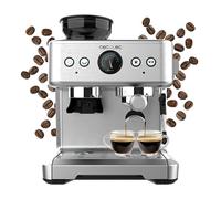 Cecotec Cafetera Express 20 Bares Power Espresso 20 Barista. 2250W, Manómetro, 2 Thermoblocks, Vaporizador Orientable, Depósito de Café en Grano y Molinillo con 20 Niveles