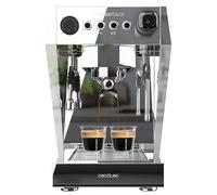 Cecotec Cafetera Express Barista Baristeo Brava. 3150W, Bomba 15 Bares, Doble Caldera, Manómetro, Vaporizador, depósito 2.5L, 3150W, Extracción Crema, Control Total, Diseño Profesional, Versatilidad