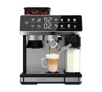 Cecotec Cafetera Express Barista Power Espresso 20 Barista Grind & Latte. 1350W, 20 Bares, Molinillo Cónico, 2.6L Depósito Agua, 100g Café y 500ml Leche, Pantalla Táctil, Autolimpieza, Personalizado