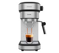 Cecotec Cafetera Express Cafelizzia 790 Steel Duo. 1350 W, Espressos y Cappuccinos, Thermoblock, 20 Bares, Modo Auto 1-2 Cafés, Vaporizador Orientable, Accesorio Filtro para Cápsulas