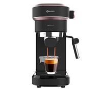 Cecotec Cafetera Express Cafelizzia 890 Rose. Espressos y Cappuccino, 1350 W, Sistema Thermoblock, 20 Bares, Modo Auto para 1-2 Cafés, Vaporizador Orientable, Capacidad 1,2 L