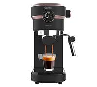 Cecotec Cafetera Express Cafelizzia 890 Rose Pro. Espressos y Cappuccino, 1350 W, Sistema Thermoblock, 20 Bares, Modo Auto para 1-2 Cafés, Vaporizador Orientable y Manómetro, 1,2 L