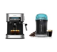 Cecotec cafetera express digital power espresso 20 matic para espresso y cappuccino, de 20 bares & molinillo de café y especias titanmill 200. Cuchillas recubiertas de titanio