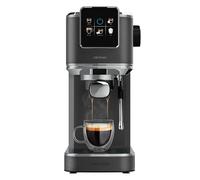Cecotec Cafetera express para espresso y cappuccino Cafelizzia ColdBrew. 20 Bares, Sistema ColdBrew para café frio, Pantalla táctil, Vaporizador, Calientatazas, Depósito agua 1,2L extraible
