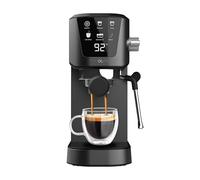 Cecotec Cafetera Express para Espresso y Cappuccino Power Espresso 20 Touch. 1350W, 20 Bares, Pantalla Táctil, Vaporizador, Depósito Agua 1L, Thermoblock, Calientatazas, Bandeja Goteo, Accesorios