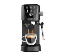 Cecotec Cafetera Express para Espresso y Cappuccino Power Espresso 20 Touch. 1350W, 20 Bares, Pantalla Táctil, Vaporizador, Depósito Agua 1L, Thermoblock, Calientatazas, Bandeja Goteo, Accesorios
