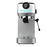 Cecotec Cafetera Espresso Compacta Power Espresso 20 Steel Pro. 1350 W, 20 Bares, Sistema Thermoblock, Vaporizador Orientable, Brazo Portafiltros con Doble salida y 2 Filtros, 1,3 Litros