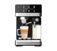 Cecotec Cafetera Express Semiautomática Táctil con Depósito de Leche Power Espresso 20 Touch & Cream. 1350W, Sistema Thermoblock, 20 Bares de Presión, Boquilla Espumadora, Depósito 1,8L, Accesorios