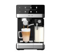 Cecotec Cafetera Express Semiautomática Táctil con Depósito de Leche Power Espresso 20 Touch & Cream. 1350W, Sistema Thermoblock, 20 Bares de Presión, Boquilla Espumadora, Depósito 1,8L, Accesorios