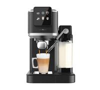 Cecotec Cafetera Express Semiautomáticas Cafelizzia ColdBrew Latte. 1350W, 20 Bares, ColdBrew, Pantalla Color Táctil, 1.2L Depósito de Agua y 1000ml Leche, Calientatazas, Doble Brazo, Desmontable