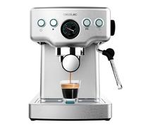 Cecotec Cafetera Express Barista Power Espresso 20 Barista Mini. 1465 W, 20 Bares, Manometro y ThermoblocK, Vaporizador Orientable y Brazo con Doble Salida, 1,8 L de Capacidad