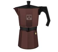 Cecotec cafetera Italiana MokClassic 900 Garnet. Fabricada en Aluminio Fundido Hacer café con el Mejor Cuerpo y Aroma, para 9 Tazas de café