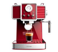Cecotec Cafetera Power Espresso 20 Tradizionale Light Red. 1350 W, Tecnología ForceAroma de 20bars