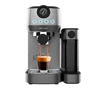 Cecotec Cafetera Semiautomática Power Espresso 20 Steel Pro Latte. 1350 W, Thermoblock, ForceAroma de 20bars, depósito Full-Milk, Instant Capuccino, Bandeja Calienta Tazas, Brazo Doble
