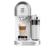 Cecotec Cafetera Semiautomática Power Instant-ccino 20 Chic Serie Bianca. 1470 W, Para Café molido y en cápsulas, 20 Bares, Depósito de Leche 0.7ml, Depósito de Agua 1L, Blanca