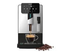 Cecotec Cafetera Superautomática Compacta con Vaporizador Cremmaet Steam Latte Art Elite. 19Bares, Thermoblock, Plug&Play, Molinillo Cónico, Depósito Agua 1.1L, Café 150g, Limpieza Automática