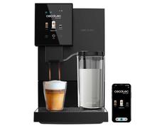 Cecotec Cafetera Superautomática Compacta con Wifi Cremmaet Compactccino Connected. 1350W, 19 Bares, Pantalla TFT y APP, Molinillo, Tanque de Leche 400ml y 1L de Agua