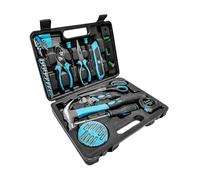 Cecotec Caja de Herramientas Manuales CecoRaptor 4200 ToolBox. Cierre de Botón, Diseño Compacto y Asa Ergonómica, Destornilladores, Martillos, Alicates, Cinta Métrica, 31x22,5x7cm