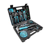 Cecotec Caja de Herramientas Manuales CecoRaptor 4200 ToolBox. Cierre de Botón, Diseño Compacto y Asa Ergonómica, Destornilladores, Martillos, Alicates, Cinta Métrica, 31x22,5x7cm